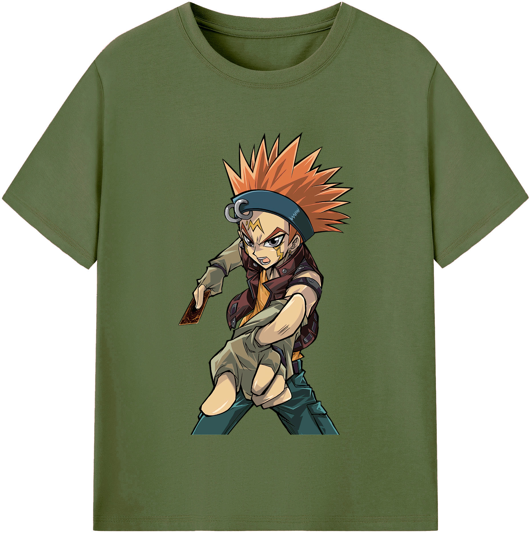 （画像用） 遊☆戯☆王 Yu-Gi-Oh! 綿100％半袖Tシャツ（フロントプリント）